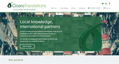 Desktop Screenshot of cicerotranslations.co.uk